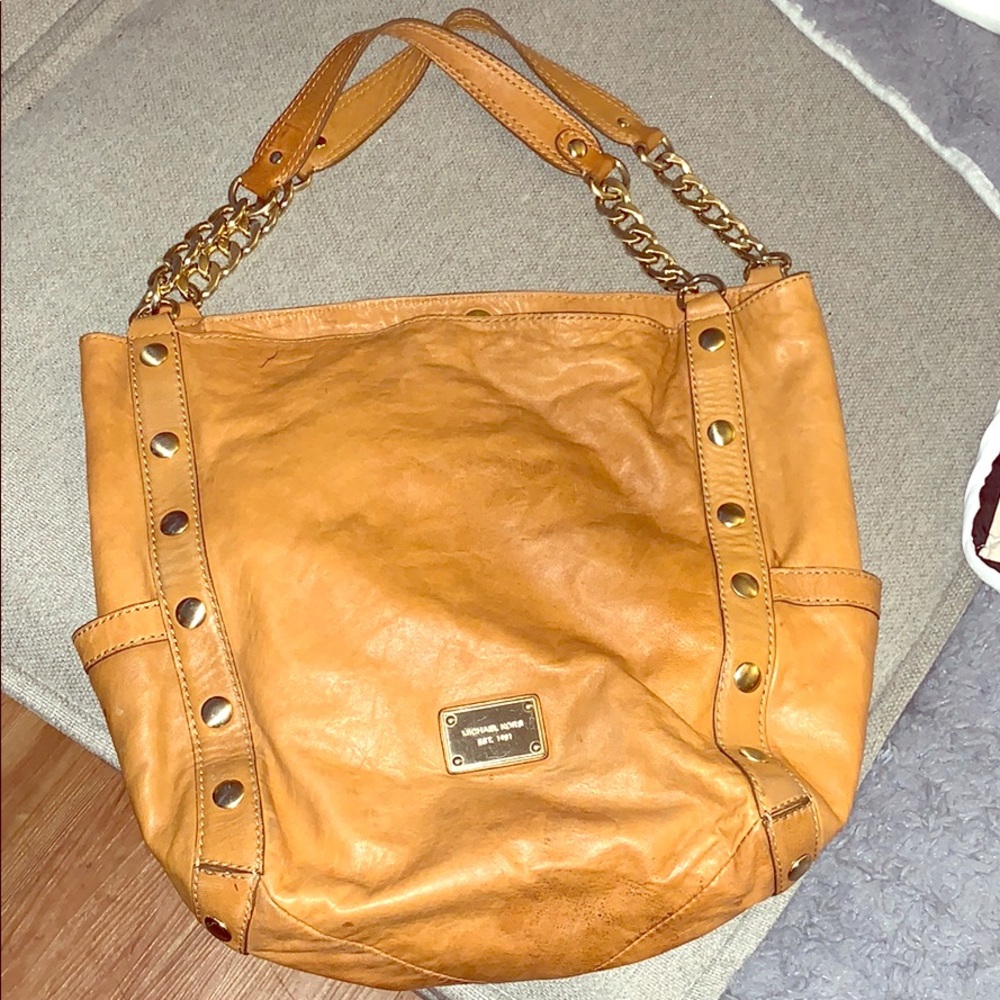 Michael Kors large leather hobo